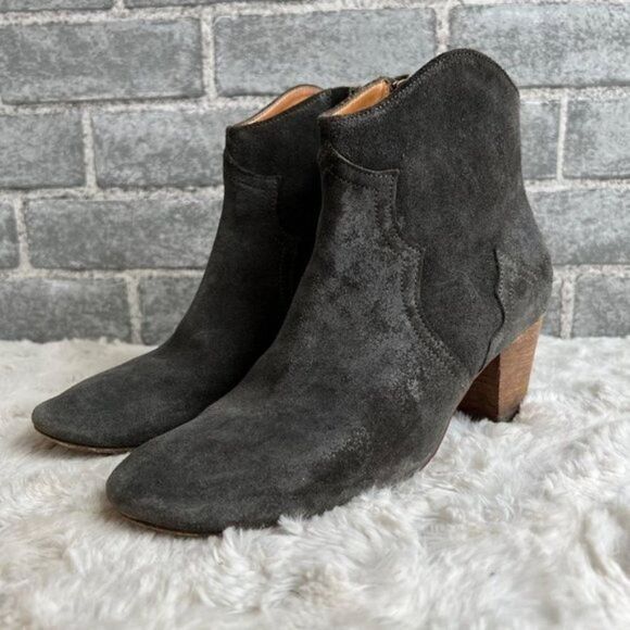 Isabel Marant Western Dicker Booties SIze 37 - Picture 1 of 12